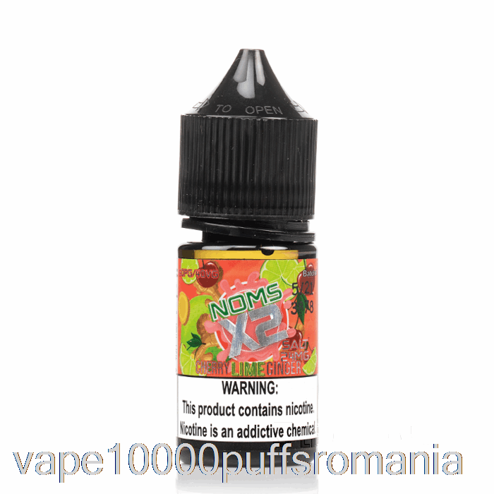 Vape Romania Cirese Lime Sare De Ghimbir - E-lichide Nomenon - 30ml 48mg